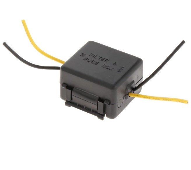 Filtro de potencia de 12V para coche, Radio, Audio, c�mara