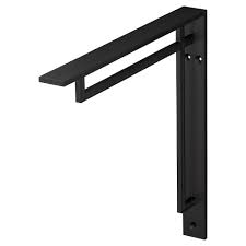 ESCUADRA FORJA PLANA 100X90MM NEGRA